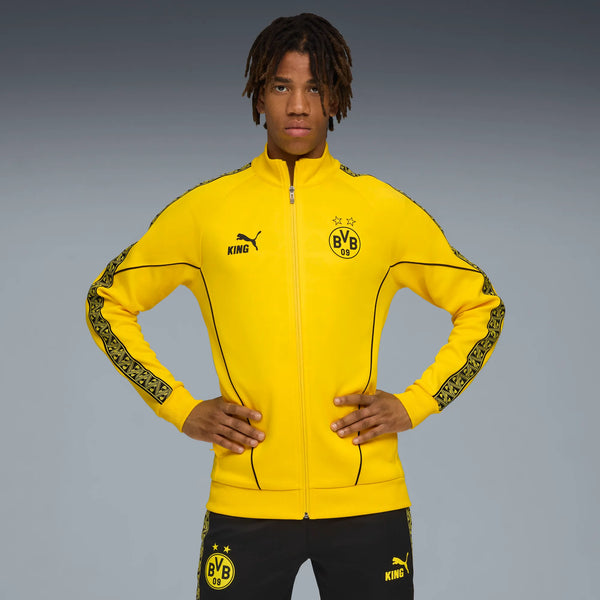 PUMA DORTMUND 25-26 KING ANTHEM JACKET FASTER YELLOW