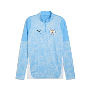 PUMA CITY 25-26 TR ZIP TOP TEAM LIGHT BLUE
