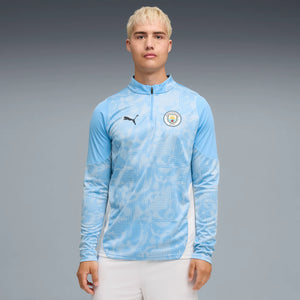 PUMA CITY 25-26 TR ZIP TOP TEAM LIGHT BLUE