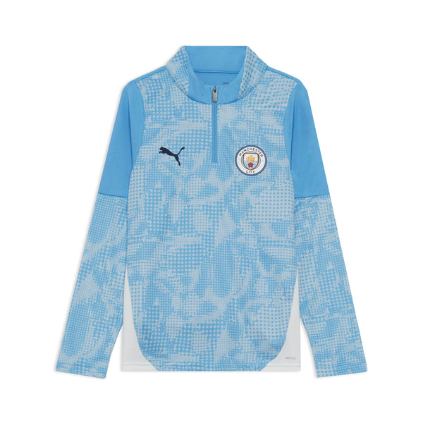 PUMA JR CITY 25-26 TR ZIP TOP TEAM LIGHT BLUE