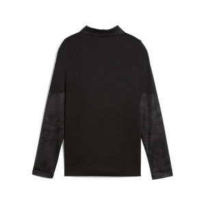 PUMA JR MILAN 25-26 ZIP TOP BLACK
