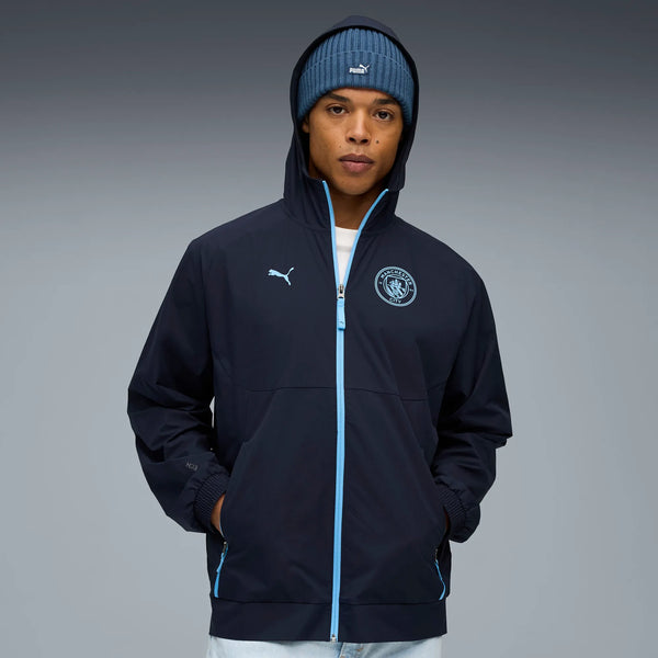 PUMA CITY 25-26 PUMATECH WOVEN JACKET DEEP NAVY