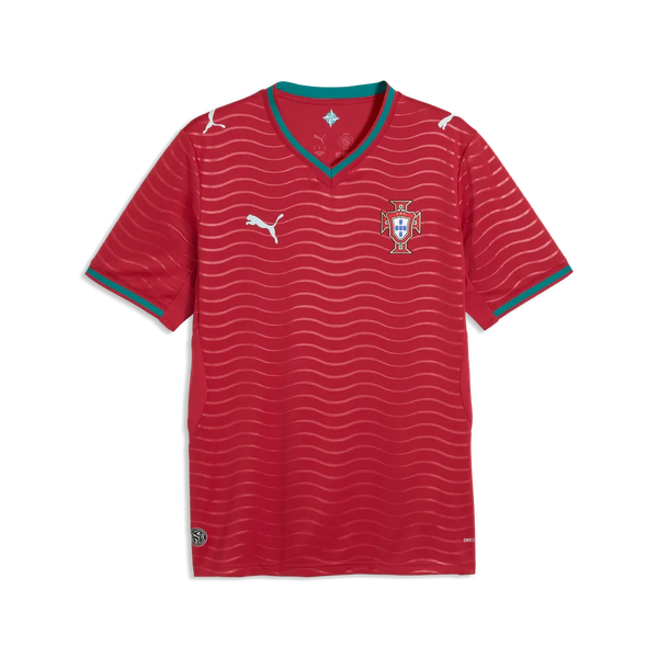 PUMA PORTUGAL WC26 HOME JERSEY CLUB RED/GREEN LAGOON