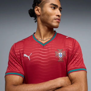 PUMA PORTUGAL WC26 HOME JERSEY CLUB RED/GREEN LAGOON