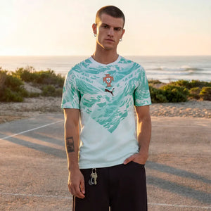 PUMA PORTUGAL WC26 AWAY JERSEY WHITE/GREEN LAGOON
