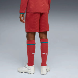 PUMA JR PORTUGAL WC26 HOME SHORT CLUB RED