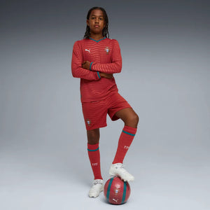 PUMA JR PORTUGAL WC26 HOME SHORT CLUB RED