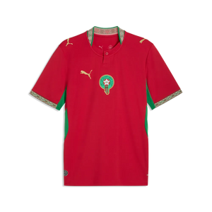 PUMA MAROKKO WC26 HOME JERSEY FAST RED/VICTORY GOLD