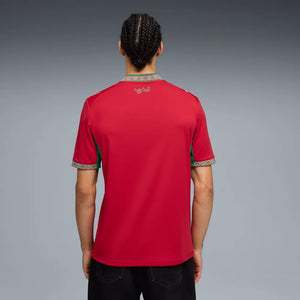 PUMA MAROKKO WC26 HOME JERSEY FAST RED/VICTORY GOLD