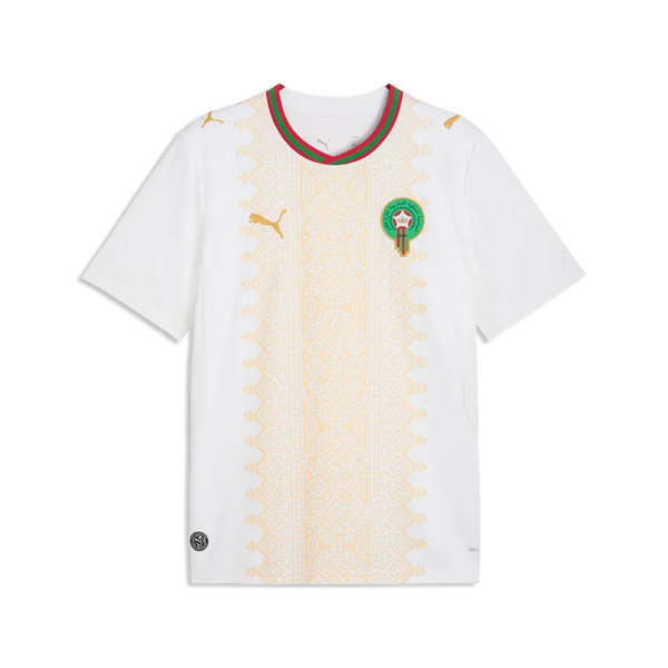PUMA MAROKKO WC26 AWAY JERSEY WHITE/VICTORY GOLD
