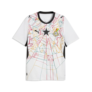 PUMA GHANA WC26 HOME JERSEY WHITE/BLACK