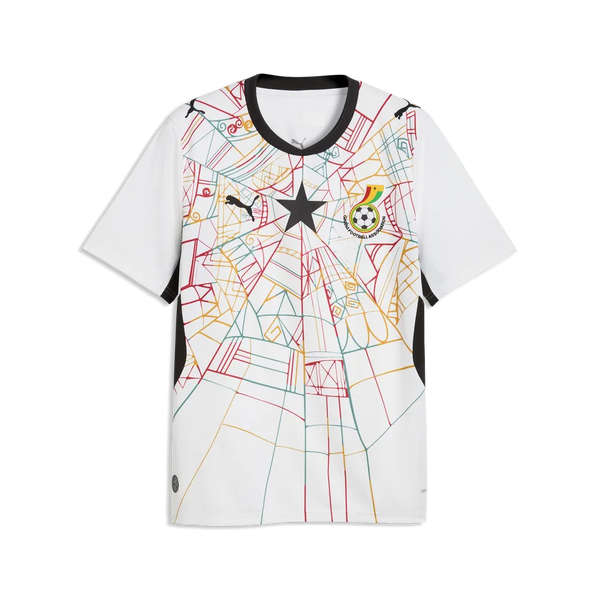 PUMA GHANA WC26 HOME JERSEY WHITE/BLACK