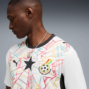 PUMA GHANA WC26 HOME JERSEY WHITE/BLACK
