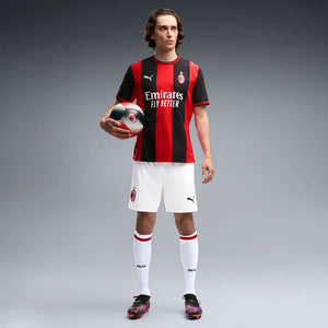 PUMA MILAN 26-27 HOME SHORT WHITE/FOR ALL TIME RED