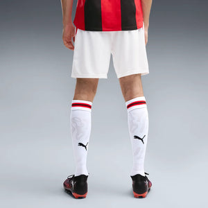 PUMA MILAN 26-27 HOME SHORT WHITE/FOR ALL TIME RED