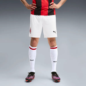 PUMA MILAN 26-27 HOME SHORT WHITE/FOR ALL TIME RED