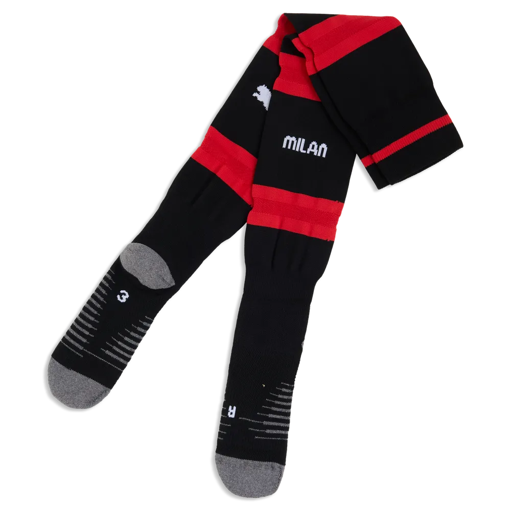 PUMA MILAN 26-27 HOME SOCK BLACK/FOR ALL TIME RED