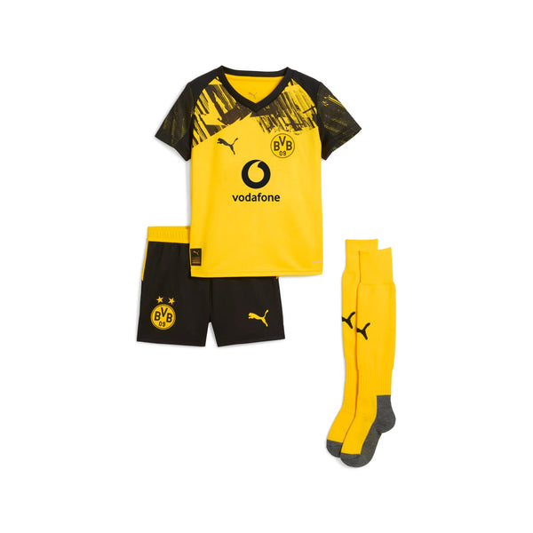 PUMA JR DORTMUND 25-26 HOME MINIKIT FASTER YELLOW/BLACK