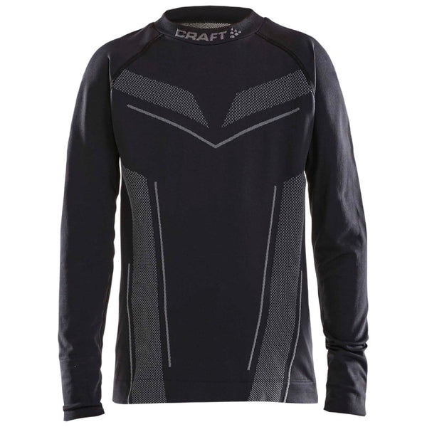 CRAFT JR PRO CONTROL TIGHT LS JERSEY BLACK