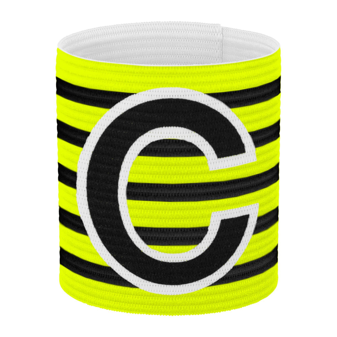STANNO JR KAP BAND BEDRUKT VELCRO YELLOW/BLACK