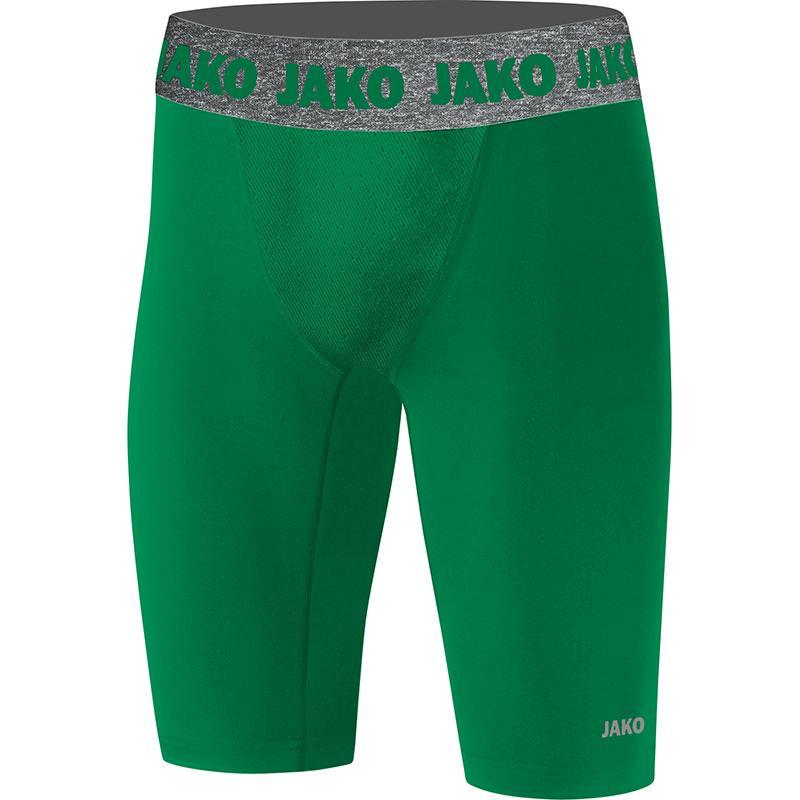 JAKO JR SHORT TIGHT COMPRESSION 2.0 GREEN