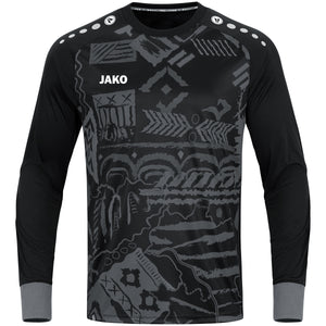 JAKO GK SHIRT TROPICANA ZWART/ANTRACIET