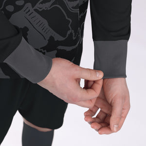 JAKO GK SHIRT TROPICANA ZWART/ANTRACIET
