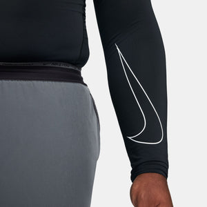 NIKE PRO TOP COMPRESSION CREW LS BLACK