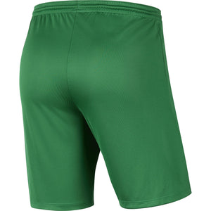 NIKE PARK III SHORT GREEN