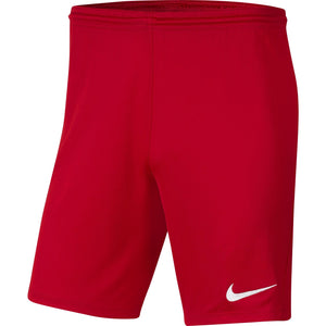 NIKE PARK III SHORT UNI RED