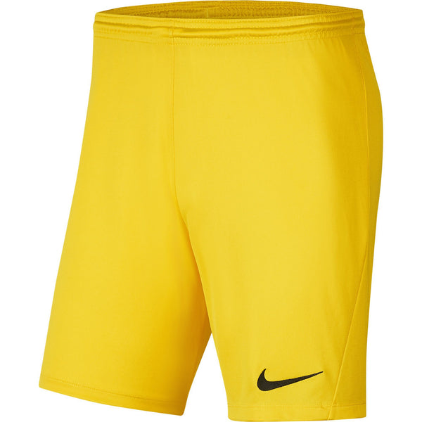 NIKE PARK III SHORT TOUR YELLOW