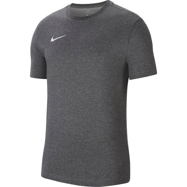 NIKE PARK 20 TEE CHARCOAL HEATHER/WHITE