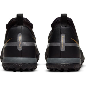 NIKE JR PHANTOM GT ACADEMY DF TF BLACK/METALLIC DARK GOLD