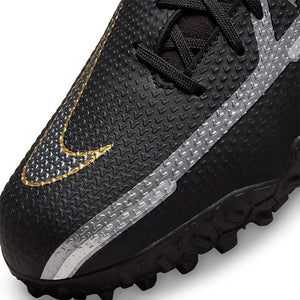 NIKE JR PHANTOM GT ACADEMY DF TF BLACK/METALLIC DARK GOLD