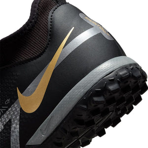 NIKE JR PHANTOM GT ACADEMY DF TF BLACK/METALLIC DARK GOLD