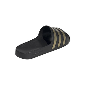 ADI ADILETTE AQUA CORE BLACK/GOLD METALLIC