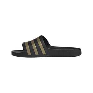 ADI ADILETTE AQUA CORE BLACK/GOLD METALLIC