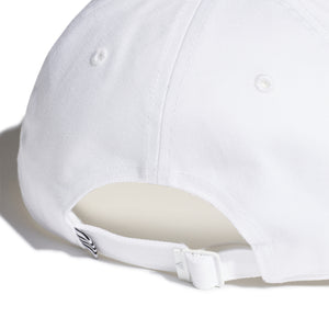 ADI BASEBALL CAP COT WHITE/BLACK