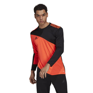 ADI SQUAD GK 21 JERSEY BLACK/SOLAR RED