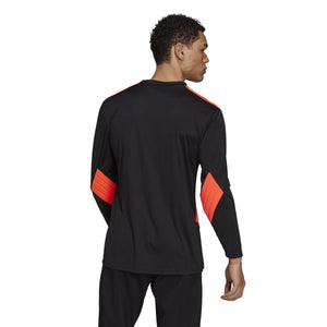 ADI SQUAD GK 21 JERSEY BLACK/SOLAR RED