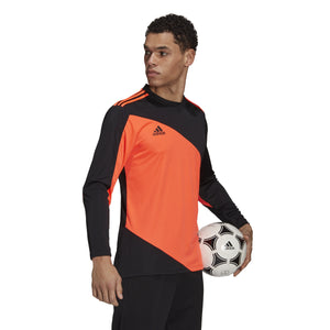 ADI SQUAD GK 21 JERSEY BLACK/SOLAR RED