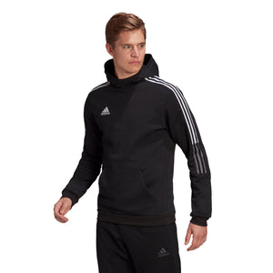 ADI TIRO 21 SWEAT HOODY BLACK/WHITE