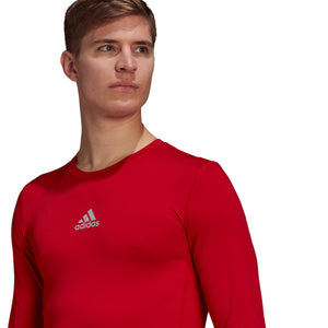 ADI TECHFIT LONG SLEEVE TOP RED