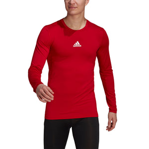 ADI TECHFIT LONG SLEEVE TOP RED