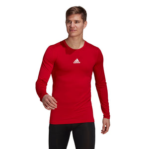 ADI TECHFIT LONG SLEEVE TOP RED