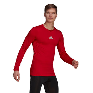 ADI TECHFIT LONG SLEEVE TOP RED