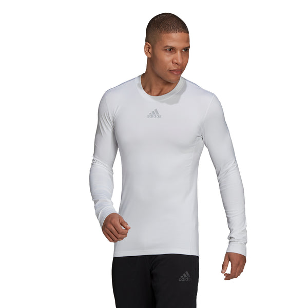 ADI TECHFIT LONG SLEEVE TOP CLIMAWARM WHITE