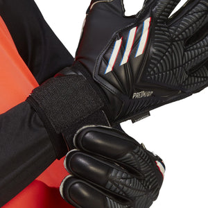 ADI PREDATOR GLOVE MATCH FINGERSAVE BLACK/WHITE