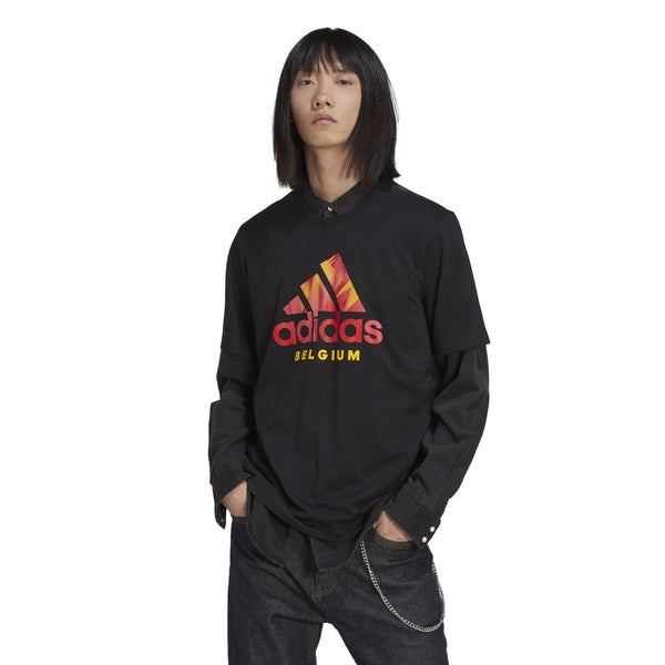 ADI BELGIE WC22 DNA GR TEE BLACK
