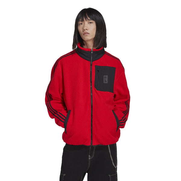 ADI BELGIE WC22 FLEECE JACKET RED/BLACK